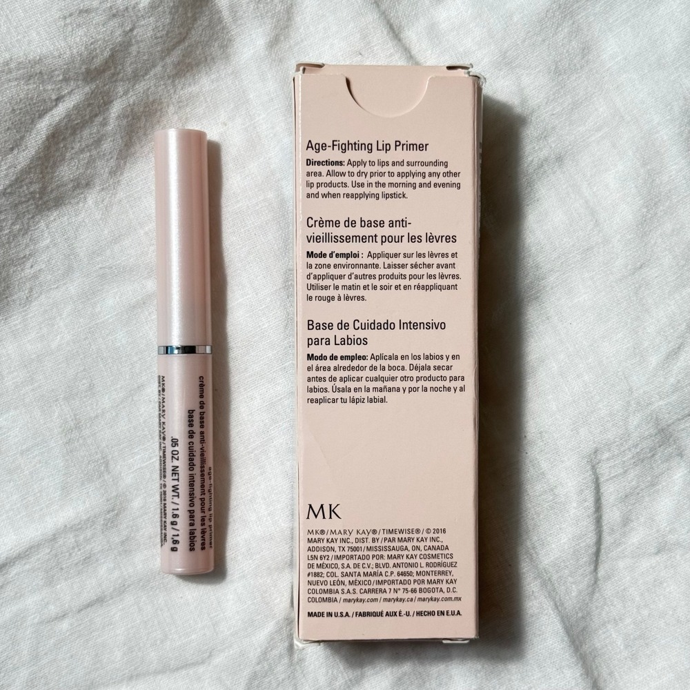 Mary Kay TimeWise Age-Fighting Lip Primer Women's 0.05 oz Pink Anti-Aging New - Picture 2 of 4
